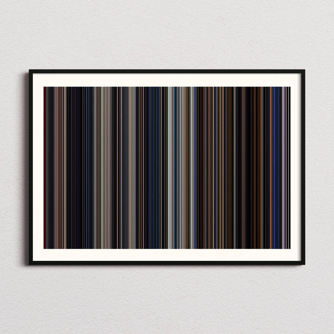 A Nightmare on Elm Street Movie Barcode Poster - Barcode Only