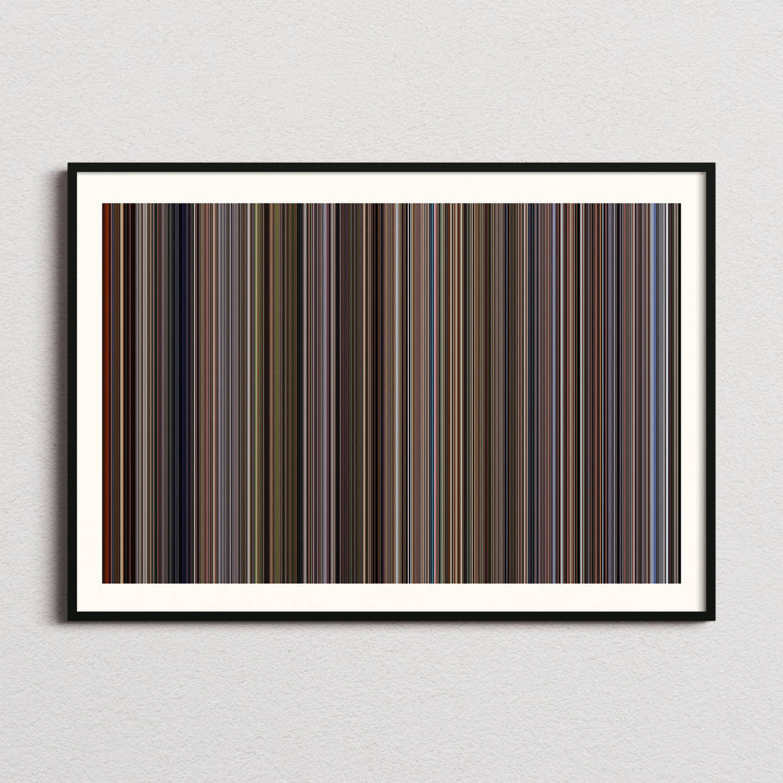 A Passage to India Movie Barcode Poster - Barcode Only
