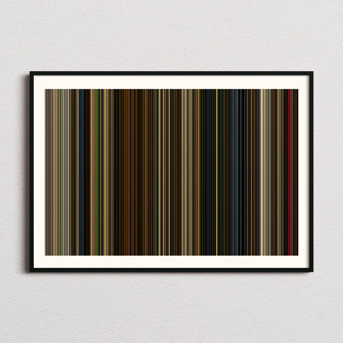 A Quiet Place Part II Movie Barcode Poster - Barcode Only