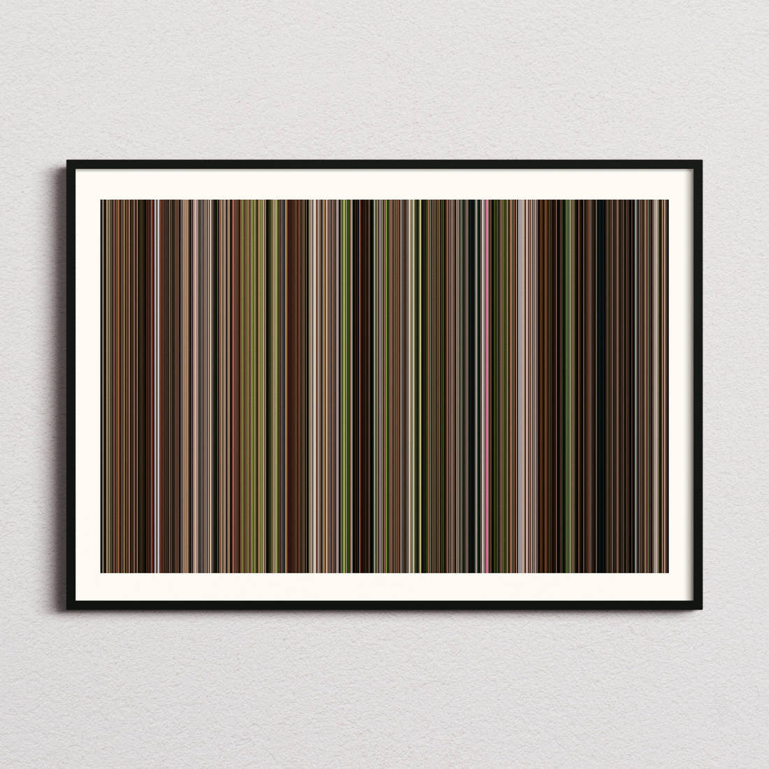 A Room with a View Movie Barcode Poster - Barcode Only