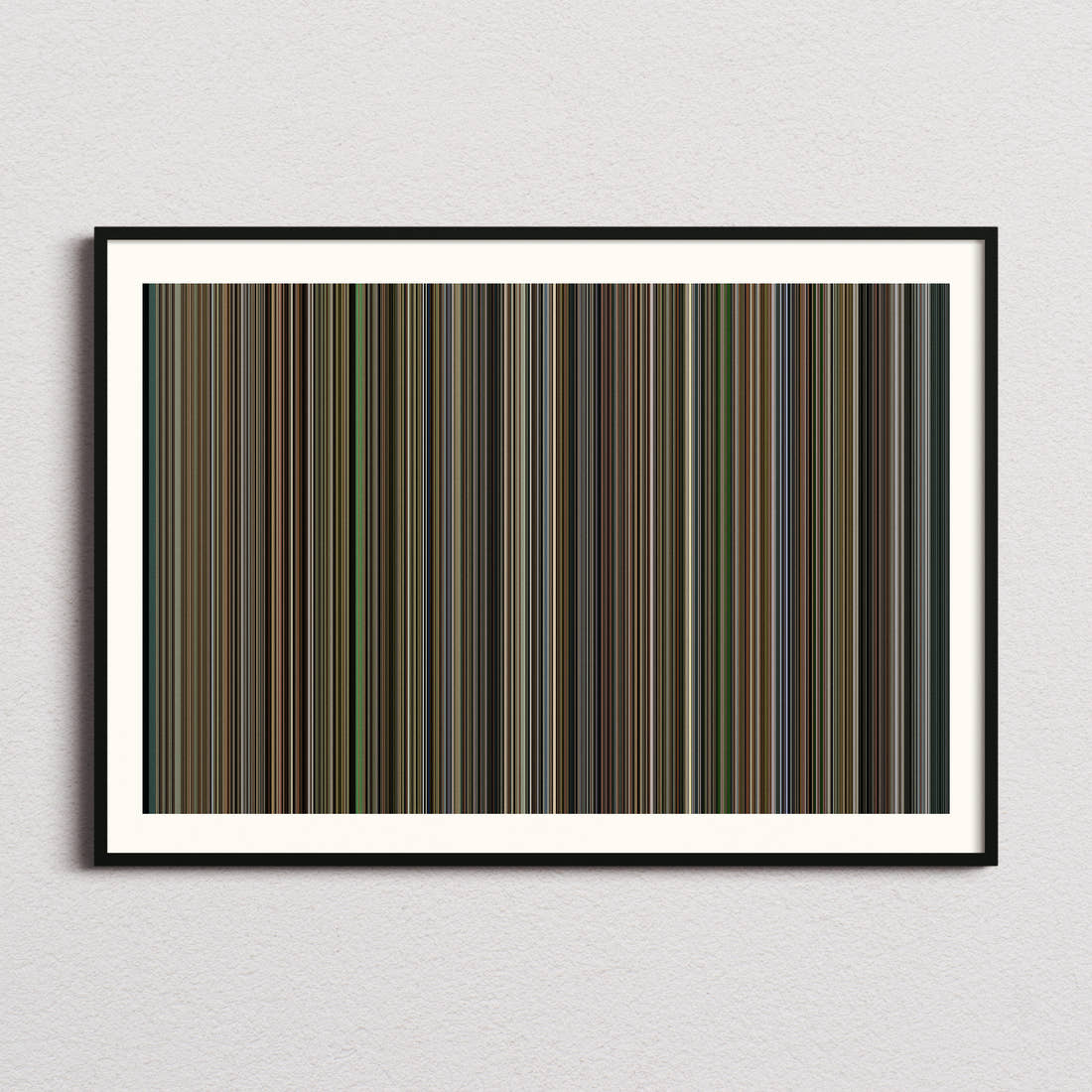 A Separation Movie Barcode Poster - Barcode Only