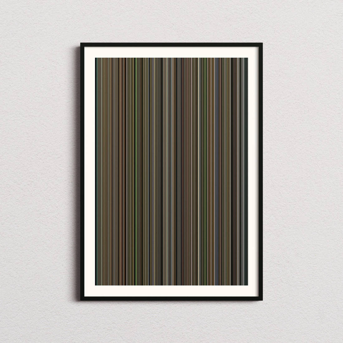 A Separation Movie Barcode Poster - Barcode Only