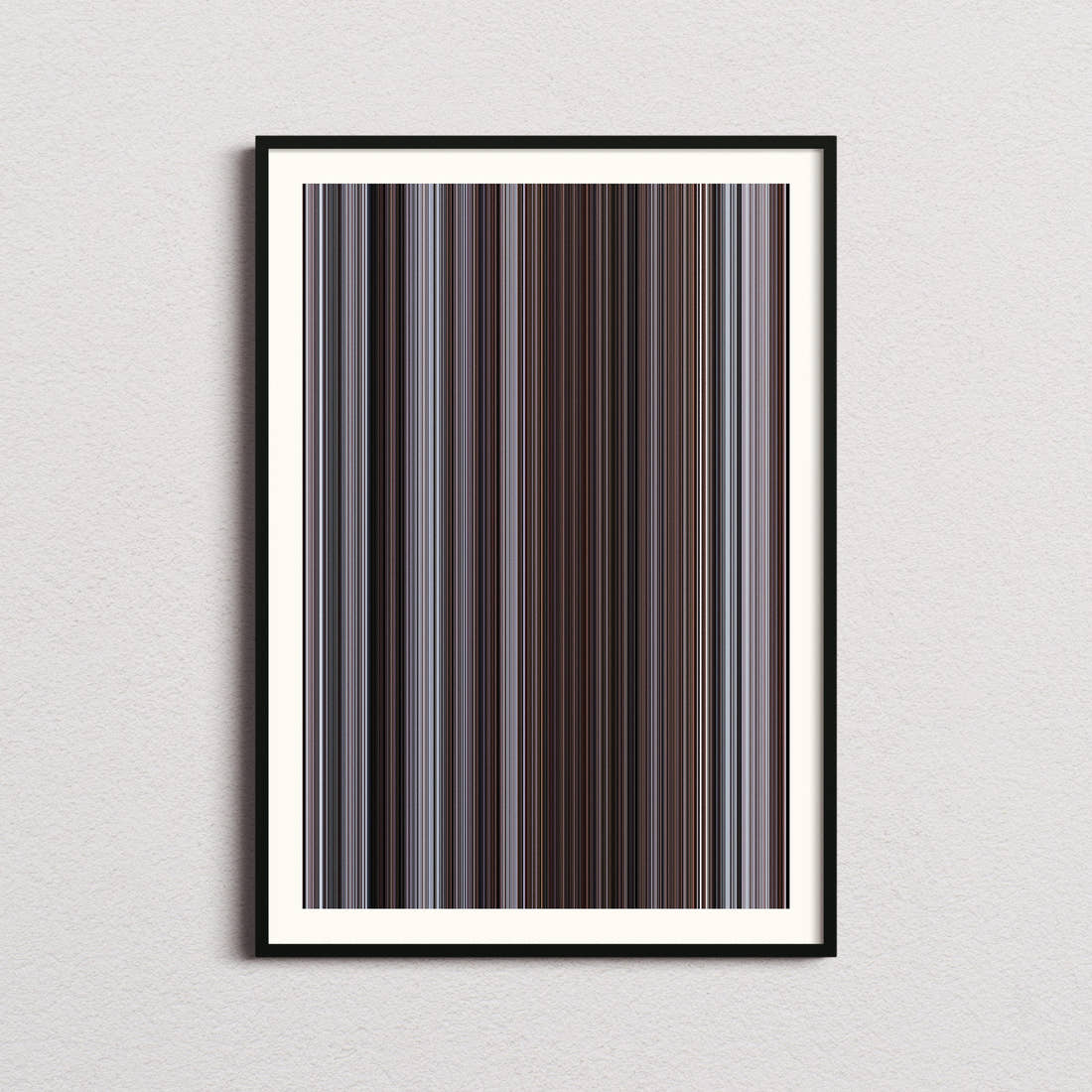 A Simple Plan Movie Barcode Poster - Barcode Only
