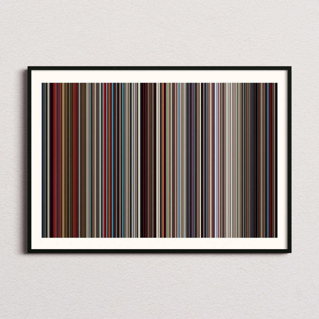 A Star Is Born Movie Barcode Poster - Barcode Only