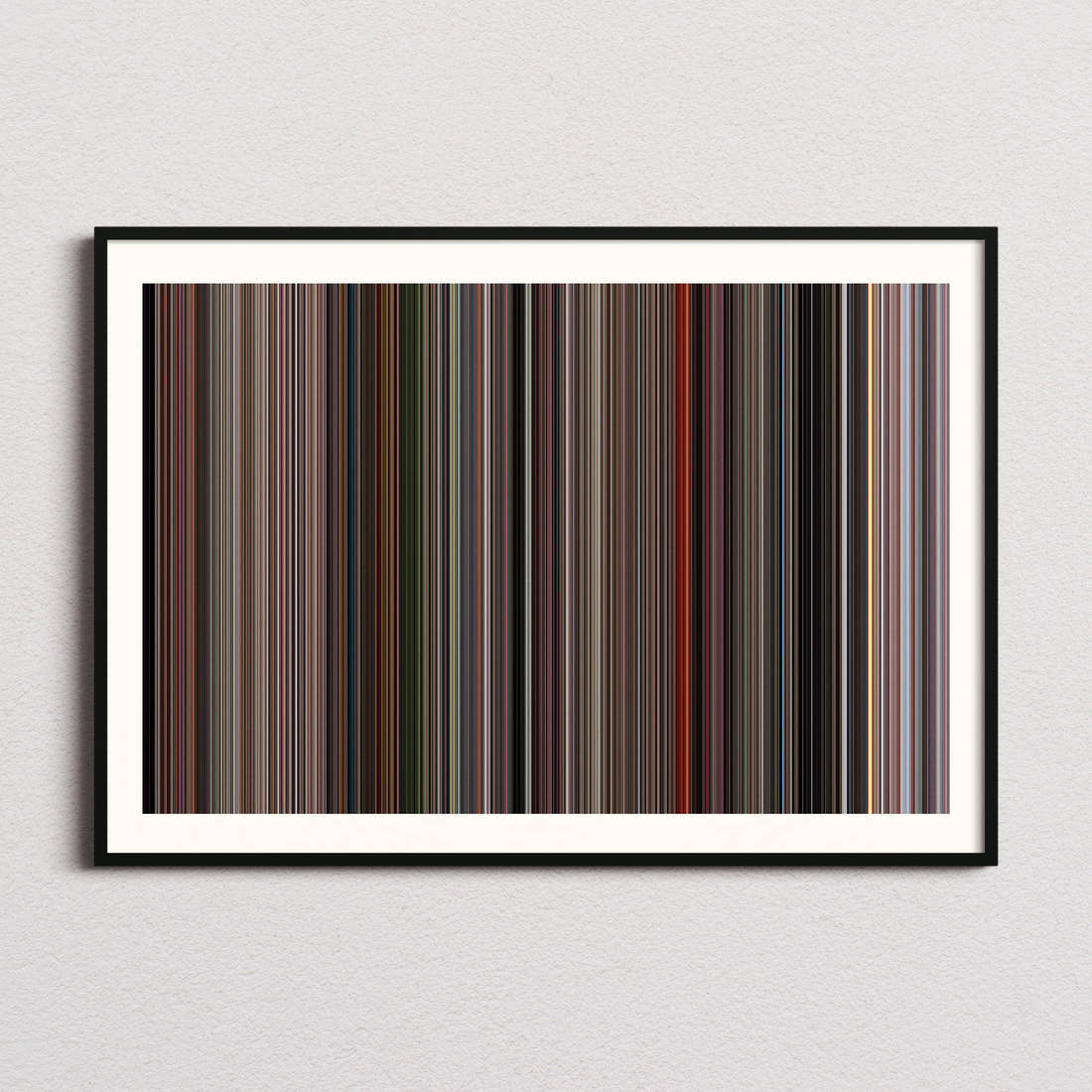 A View to a Kill Movie Barcode Poster - Barcode Only