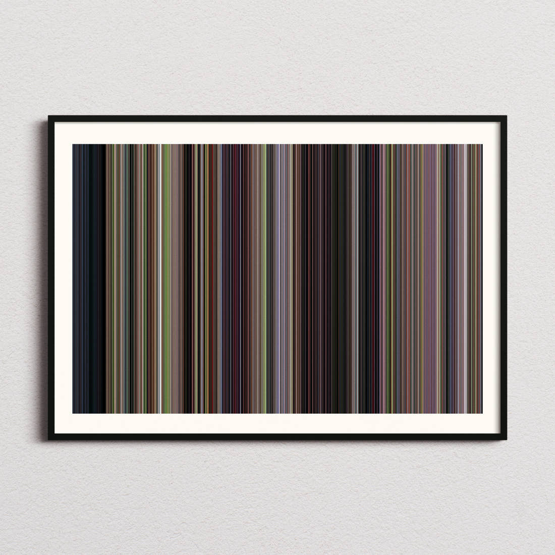 A Walk to Remember Movie Barcode Poster - Barcode Only