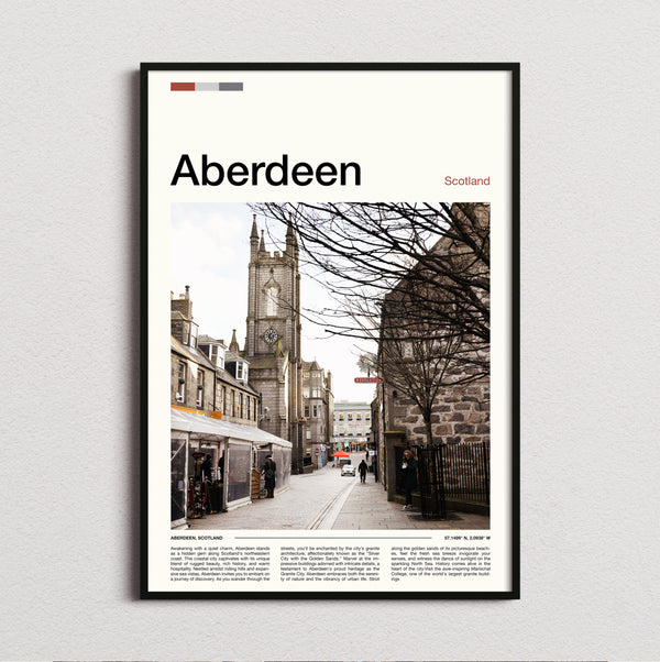 Aberdeen - Belmont Street - Travel Print