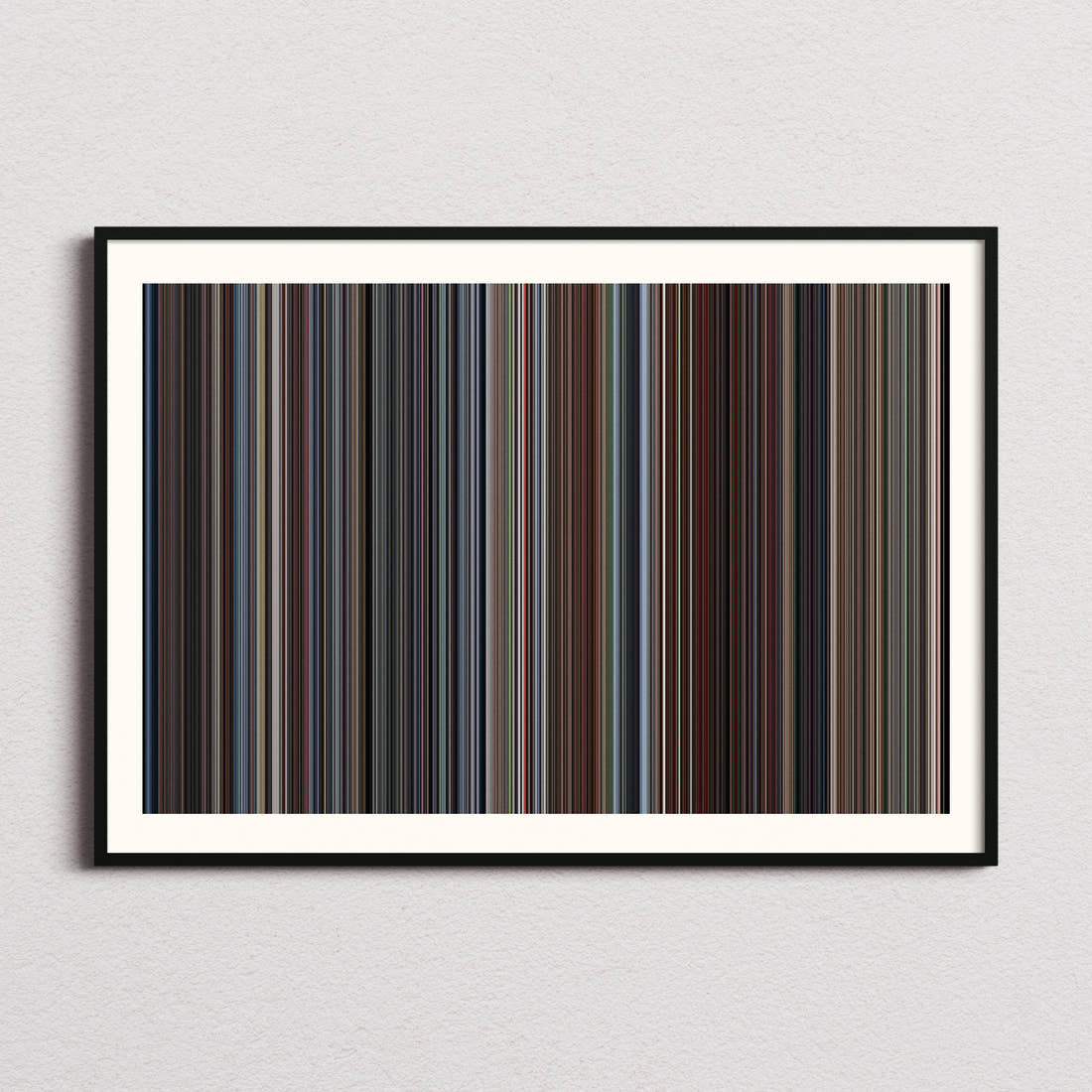 About Schmidt Movie Barcode Poster - Barcode Only