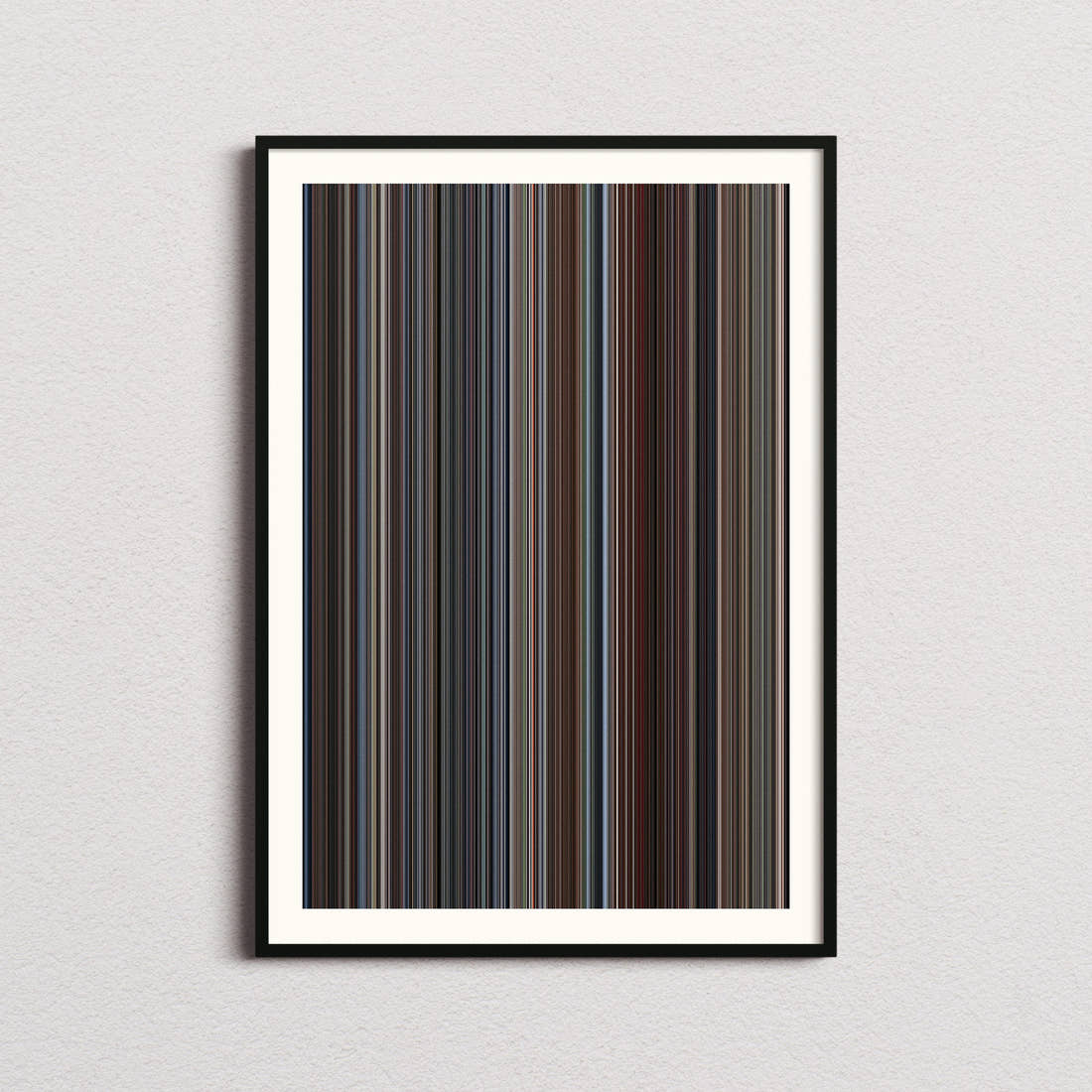 About Schmidt Movie Barcode Poster - Barcode Only