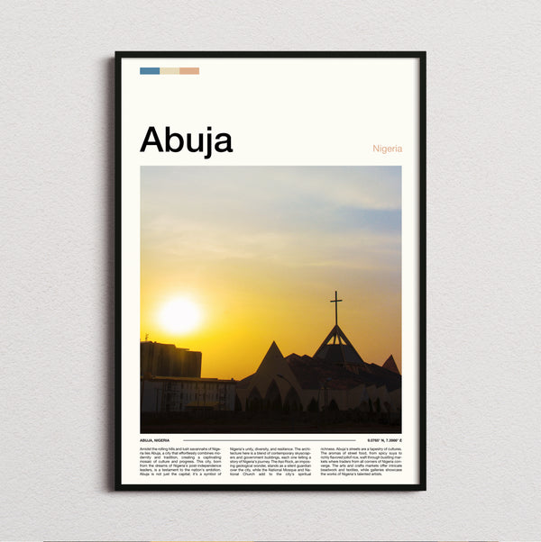 Abuja - National Christian Centre - Travel Print