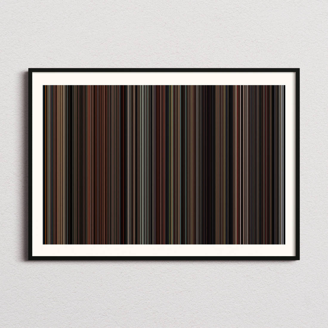 After Hours Movie Barcode Poster - Barcode Only
