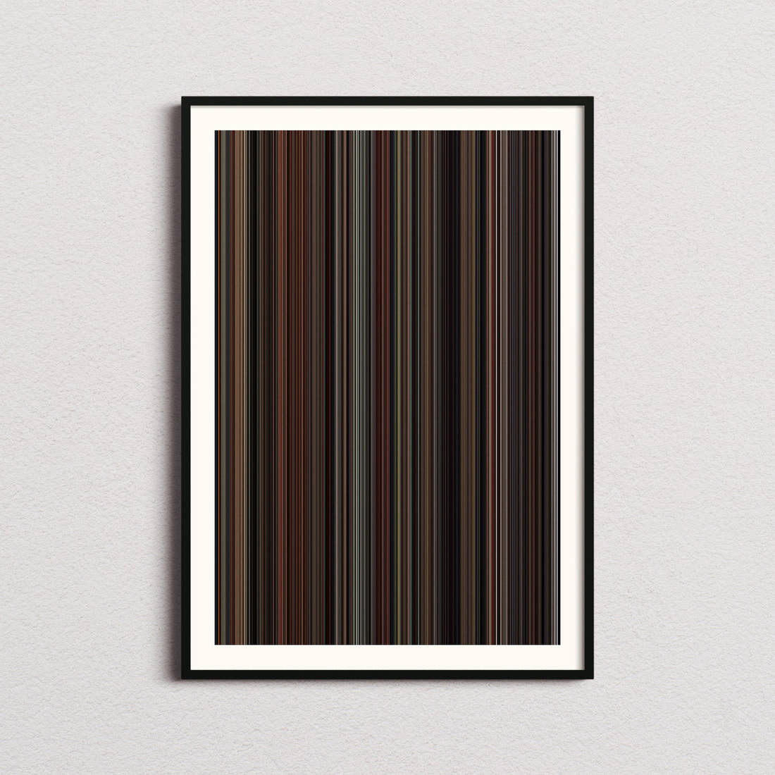 After Hours Movie Barcode Poster - Barcode Only
