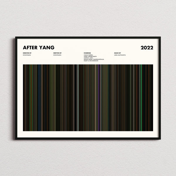 After Yang Movie Barcode Poster