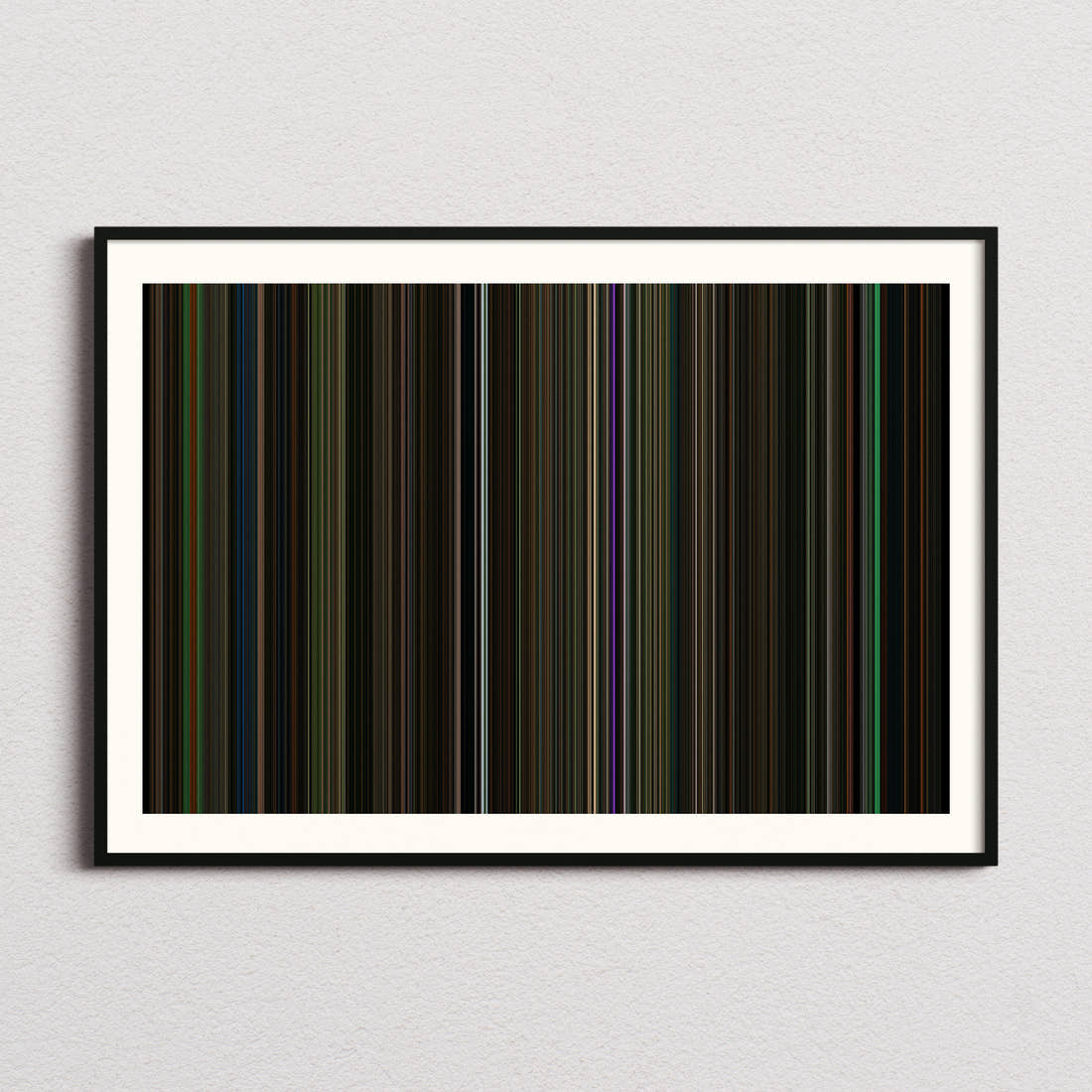 After Yang Movie Barcode Poster - Barcode Only