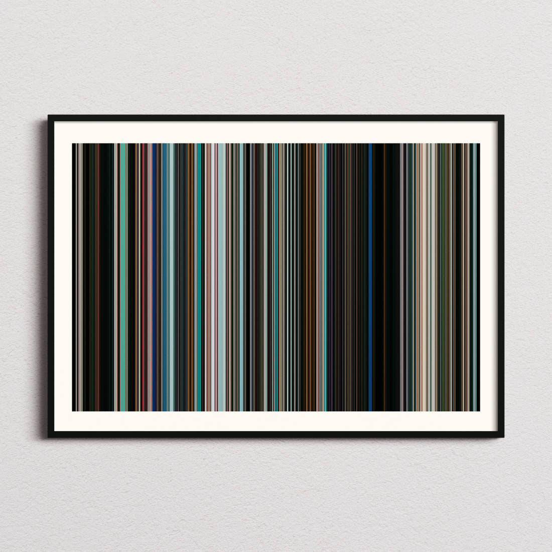 Aftersun Movie Barcode Poster - Barcode Only