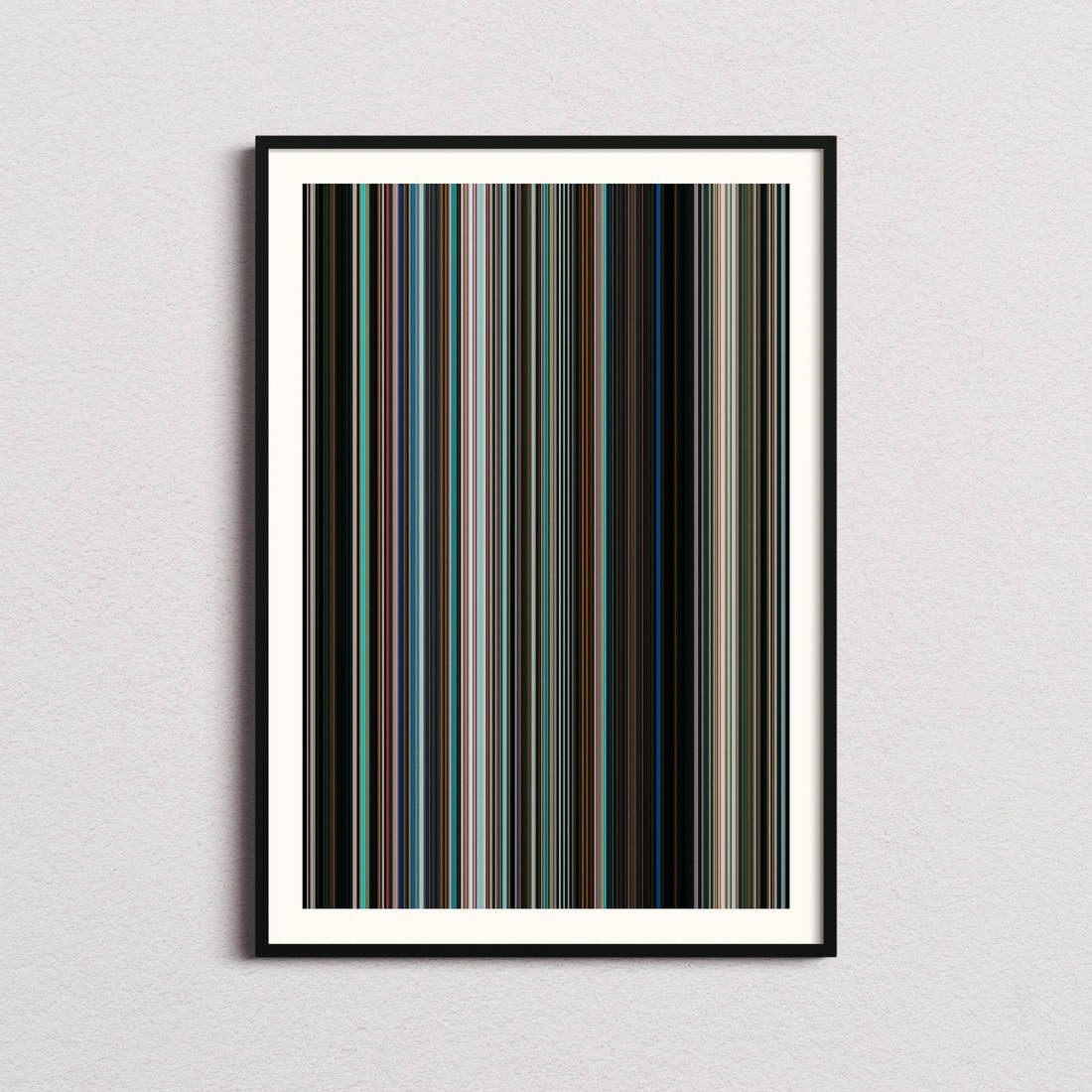 Aftersun Movie Barcode Poster - Barcode Only