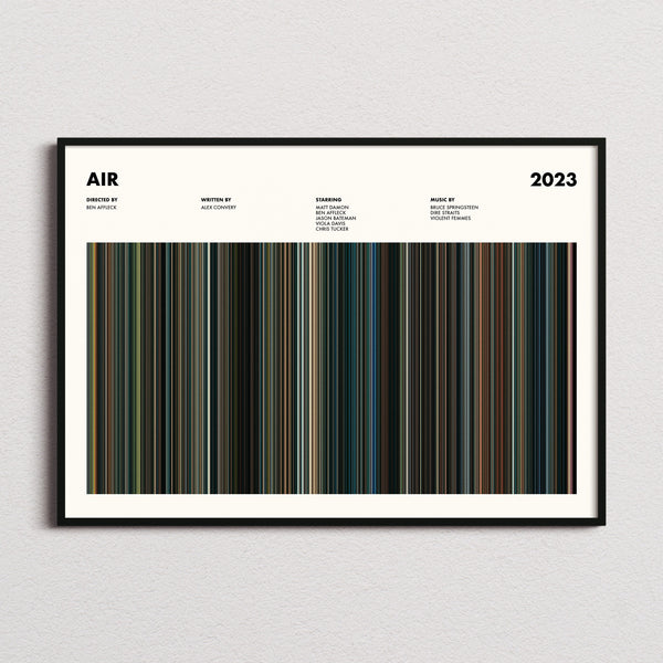 Air Movie Barcode Poster