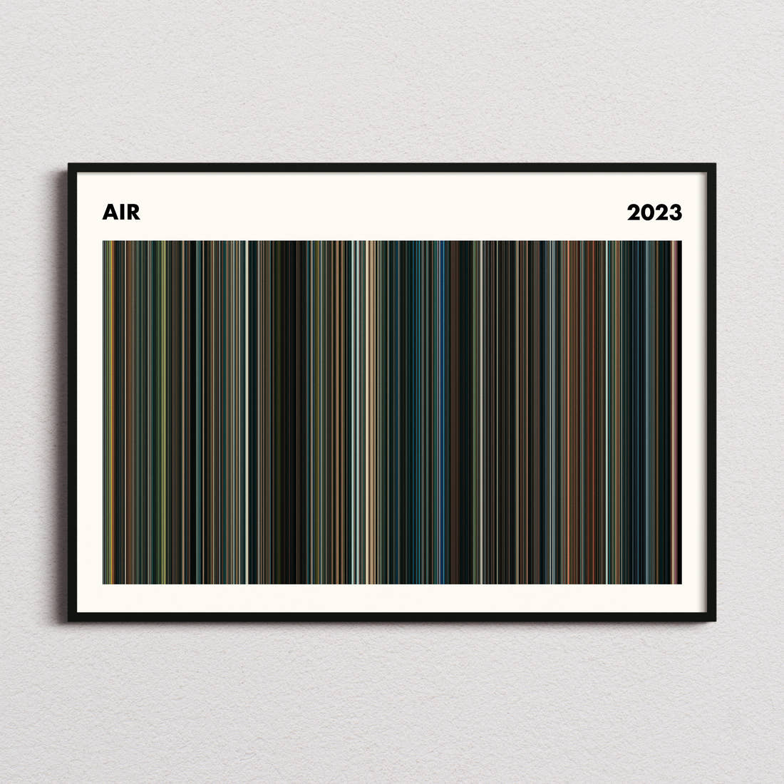 Air Movie Barcode Poster - Simplified