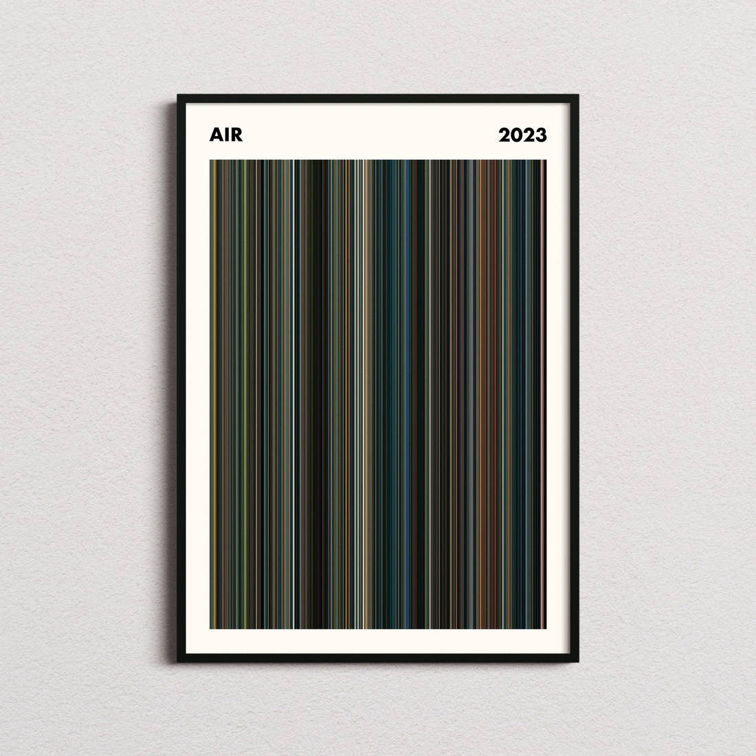 Air Movie Barcode Poster - Simplified