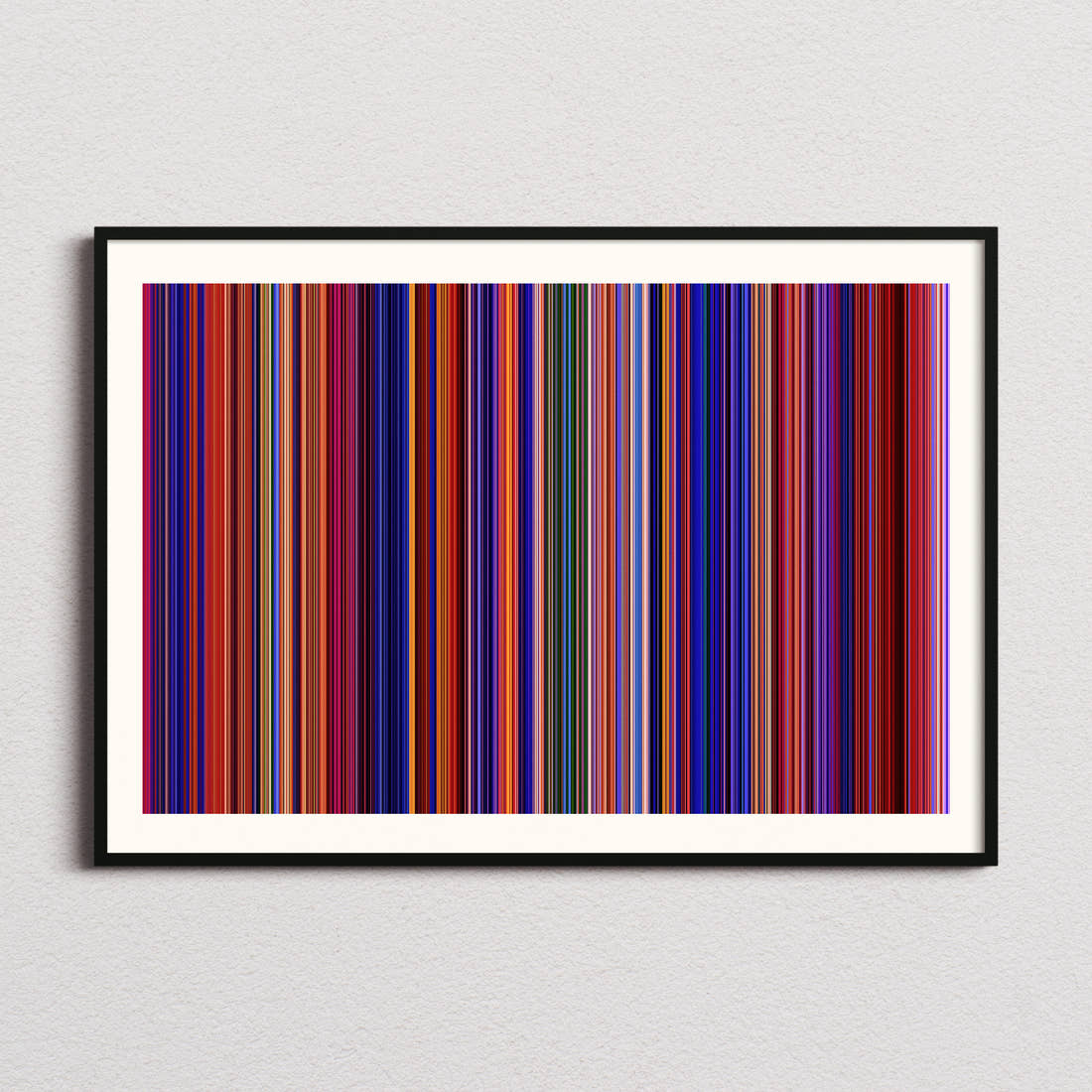Aladdin Movie Barcode Poster - Barcode Only