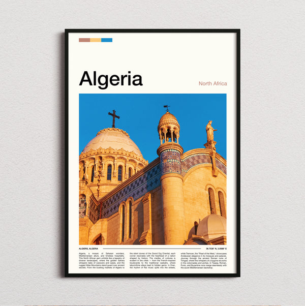 Algeria - Notre Dame d'Afrique - Travel Print