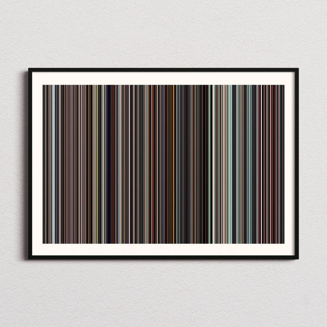 Ali Movie Barcode Poster - Barcode Only