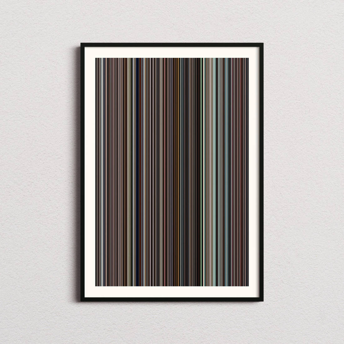 Ali Movie Barcode Poster - Barcode Only