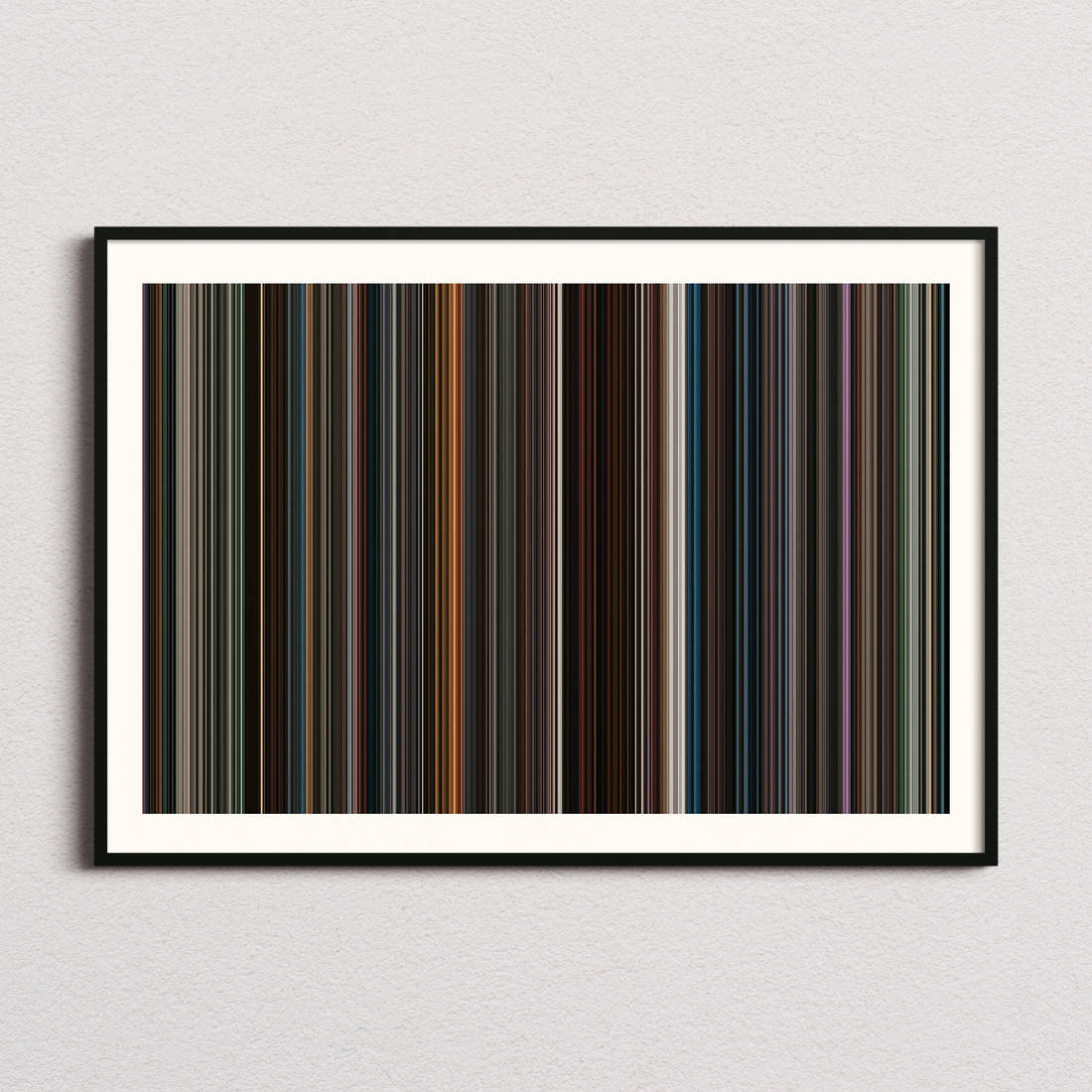 Alice in Wonderland Movie Barcode Poster - Barcode Only