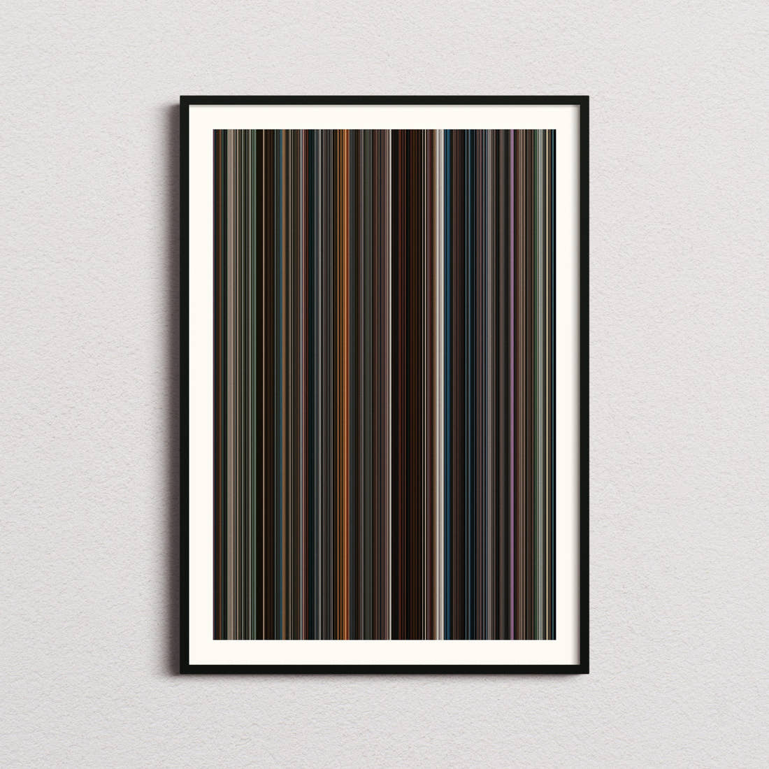 Alice in Wonderland Movie Barcode Poster - Barcode Only