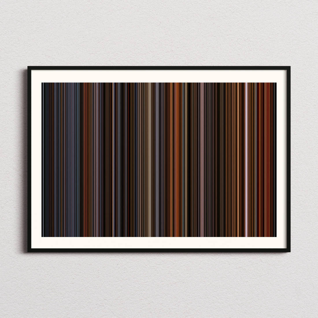 Alien 3 Movie Barcode Poster - Barcode Only