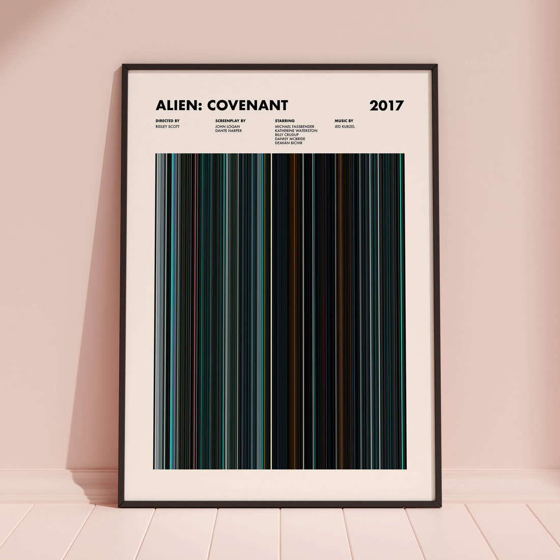 Alien: Covenant Movie Barcode Poster