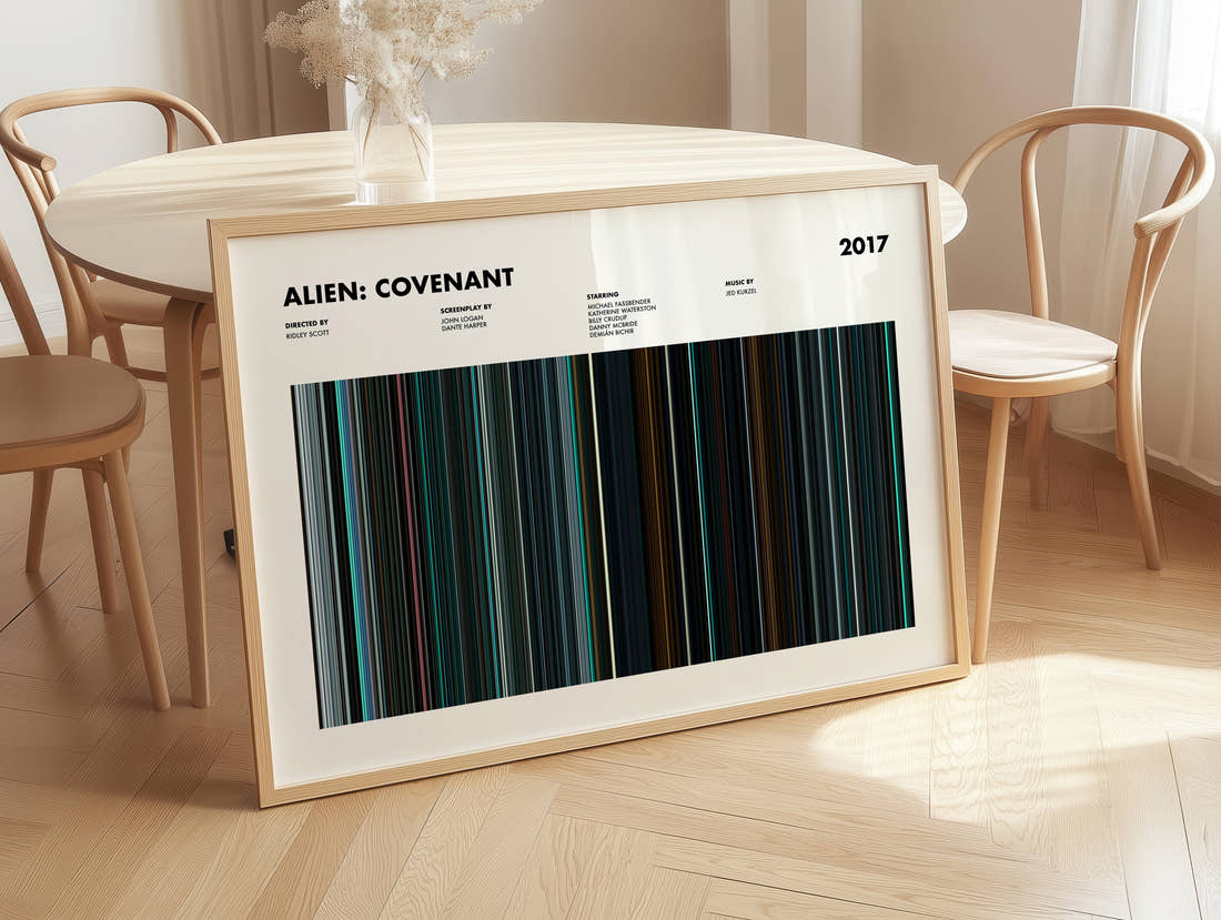 Alien: Covenant Movie Barcode Poster