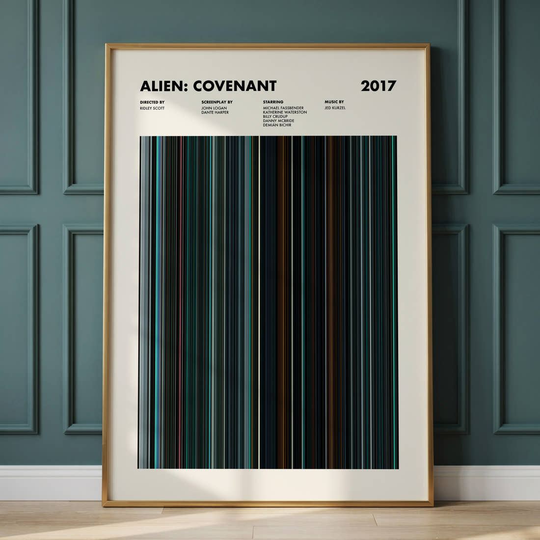 Alien: Covenant Movie Barcode Poster