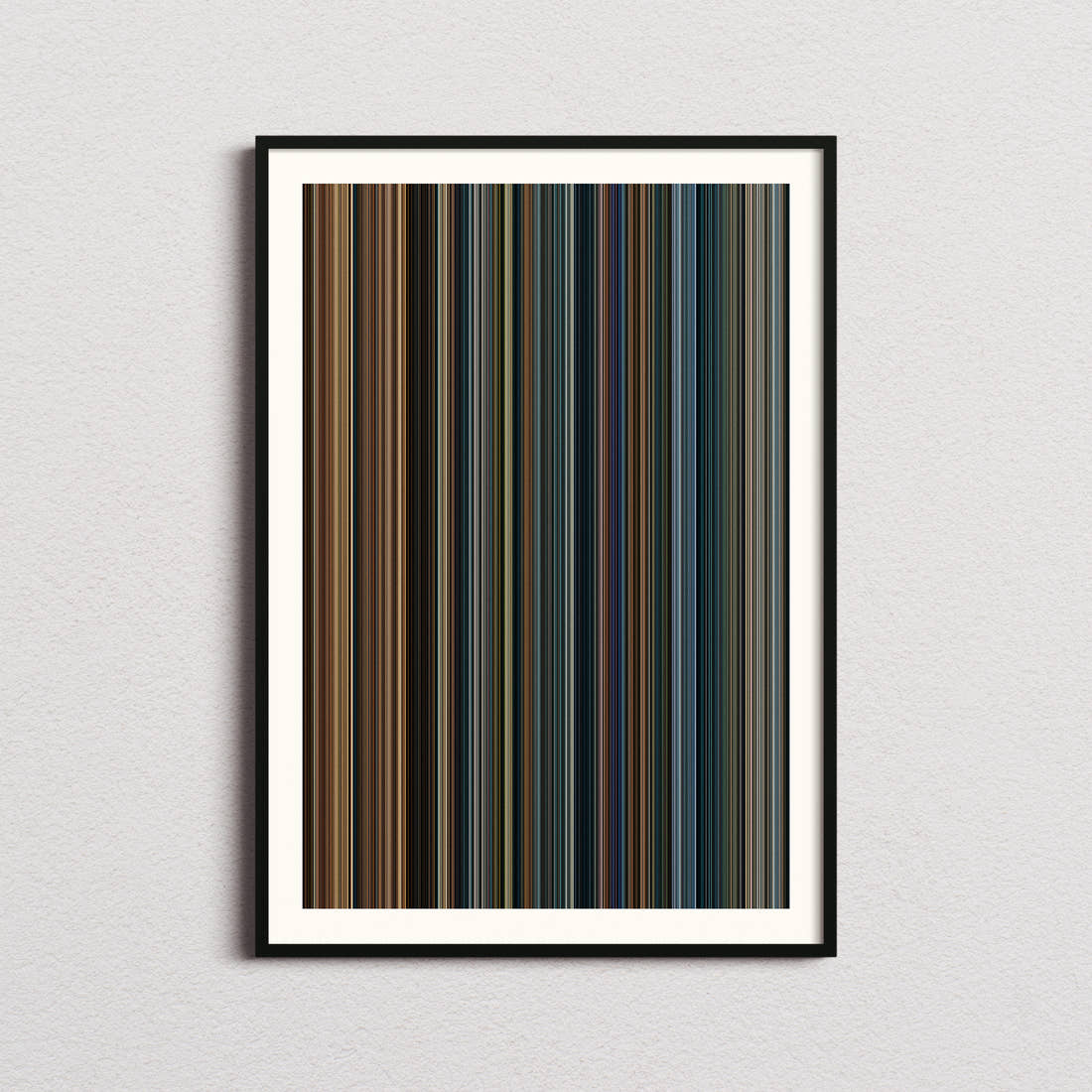 Alita: Battle Angel Movie Barcode Poster - Barcode Only