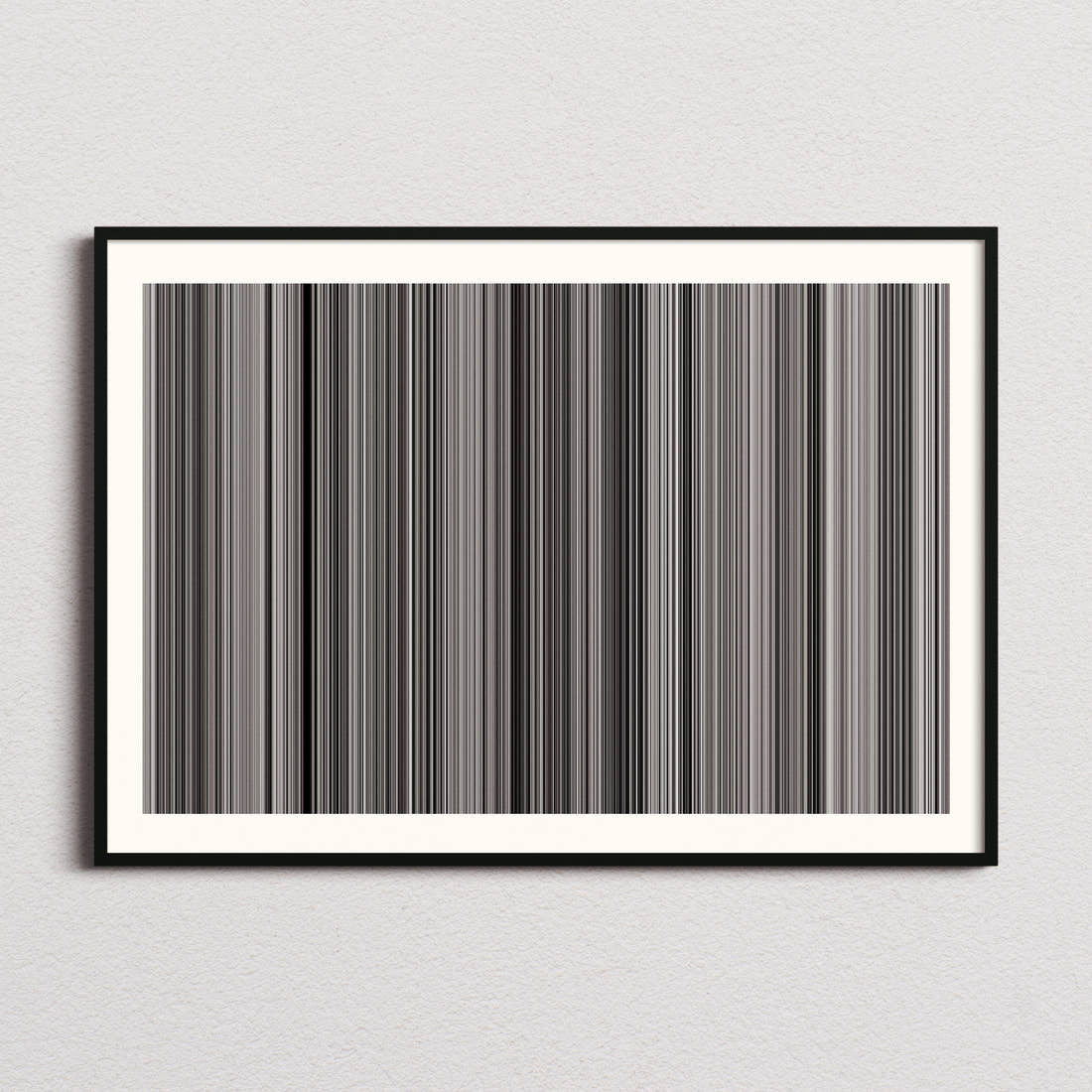 All About Eve Movie Barcode Poster - Barcode Only