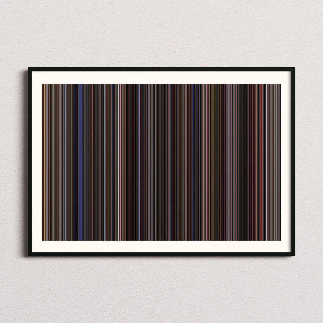 Almost Famous Movie Barcode Poster - Barcode Only