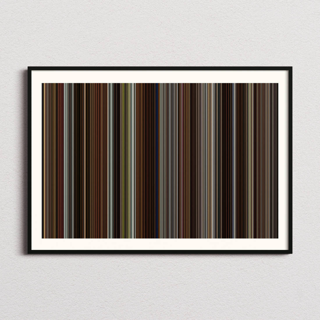 Am I OK? Movie Barcode Poster - Barcode Only