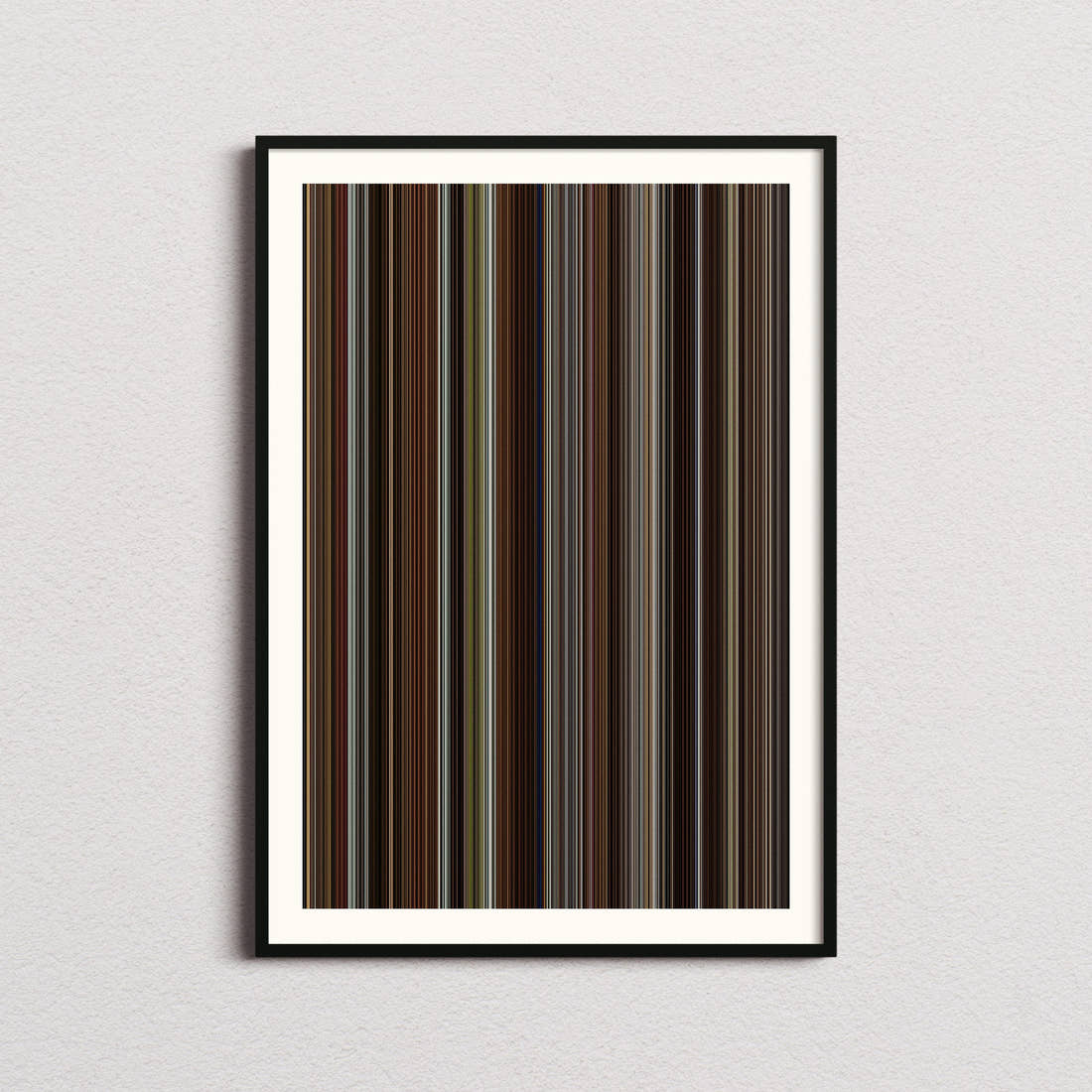 Am I OK? Movie Barcode Poster - Barcode Only