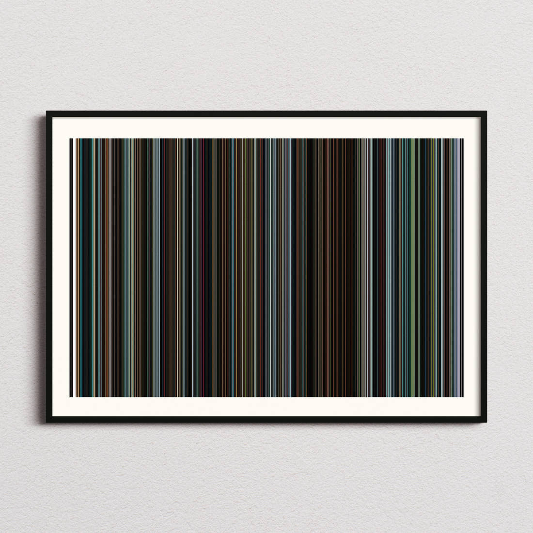 American Animals Movie Barcode Poster - Barcode Only