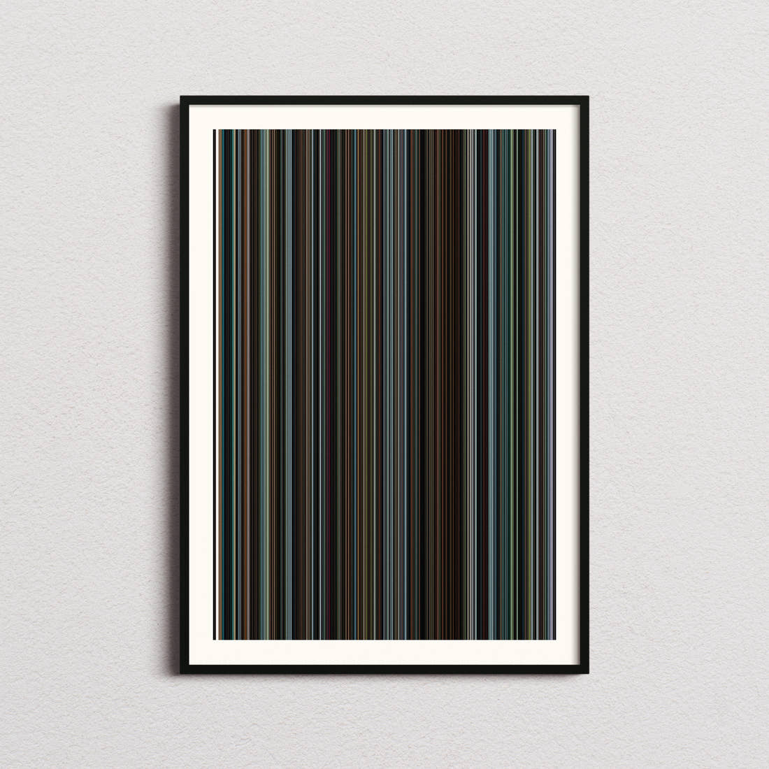 American Animals Movie Barcode Poster - Barcode Only