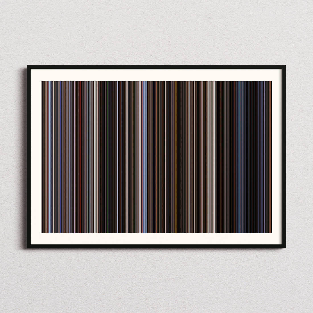 American Beauty Movie Barcode Poster - Barcode Only