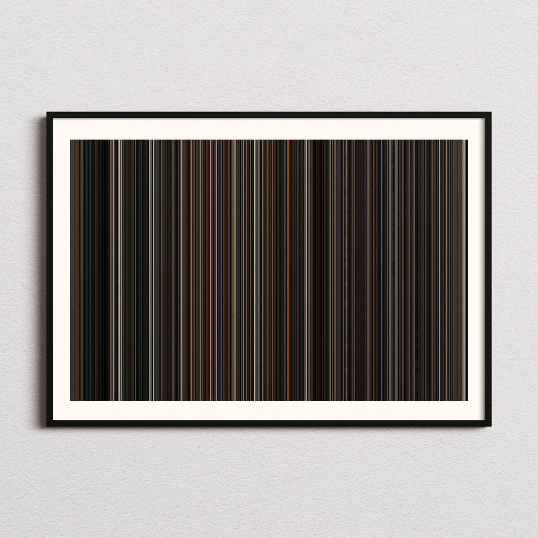 American Gangster Movie Barcode Poster - Barcode Only