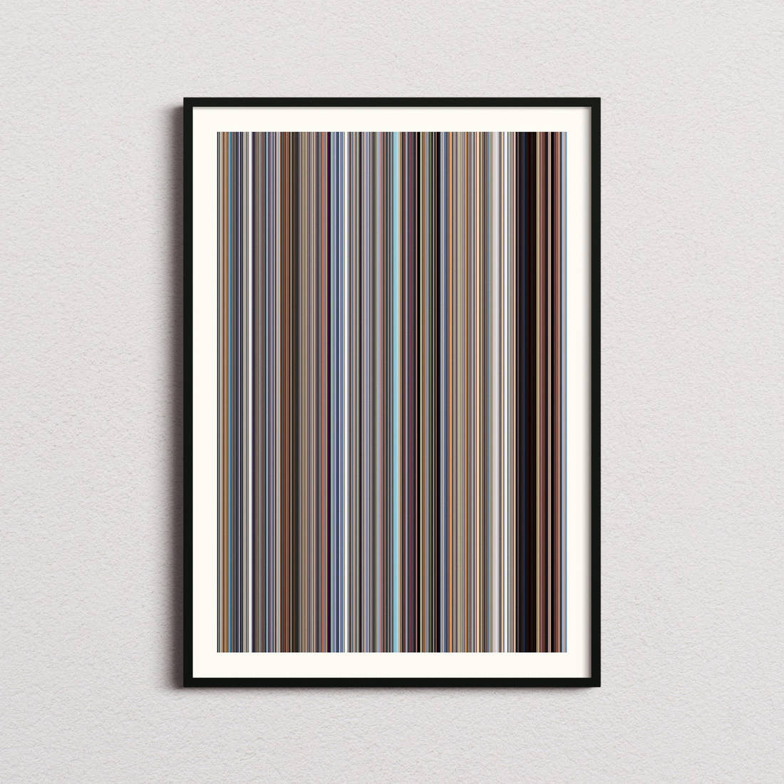 American Highway Movie Barcode Poster - Barcode Only