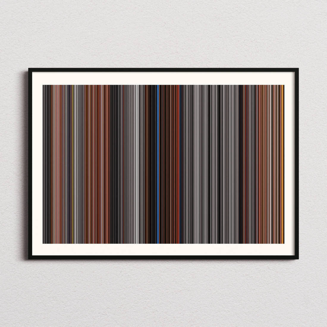 American History X Movie Barcode Poster - Barcode Only