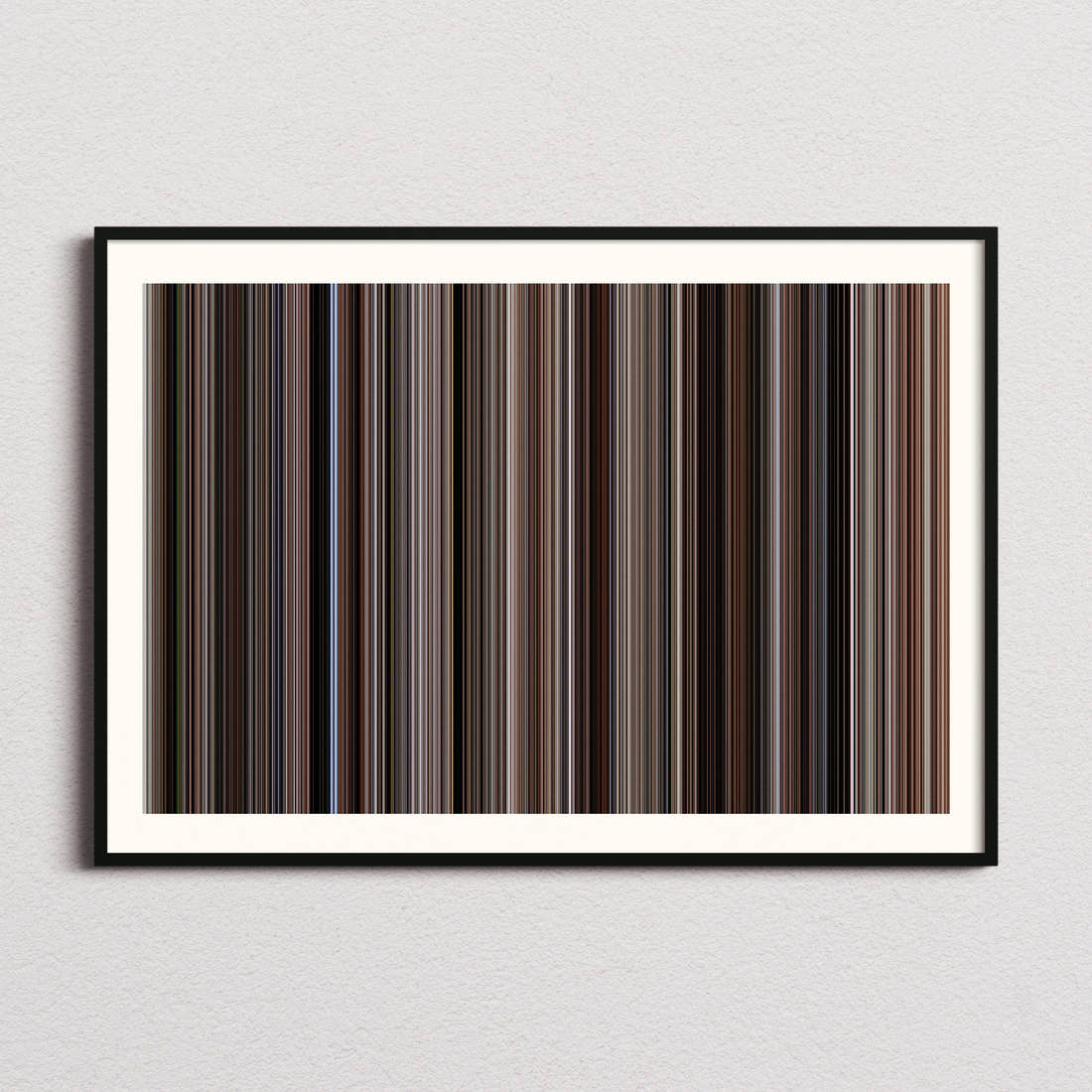 American Psycho Movie Barcode Poster - Barcode Only