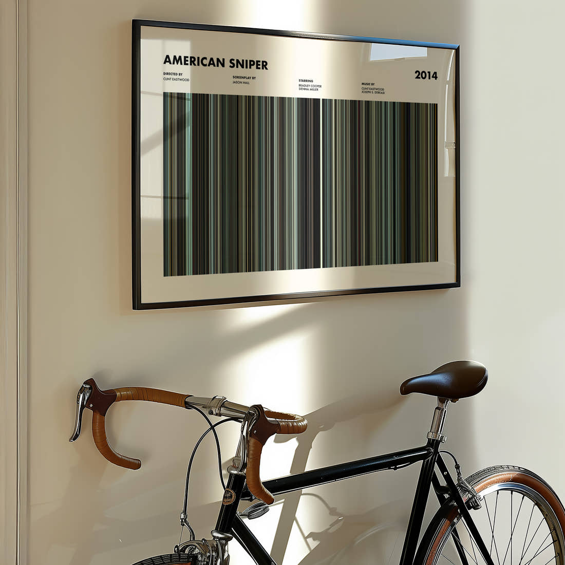 American Sniper Movie Barcode Poster