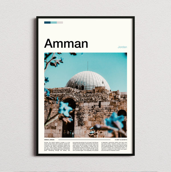 Amman - Umayyad Palace Dome - Travel Print