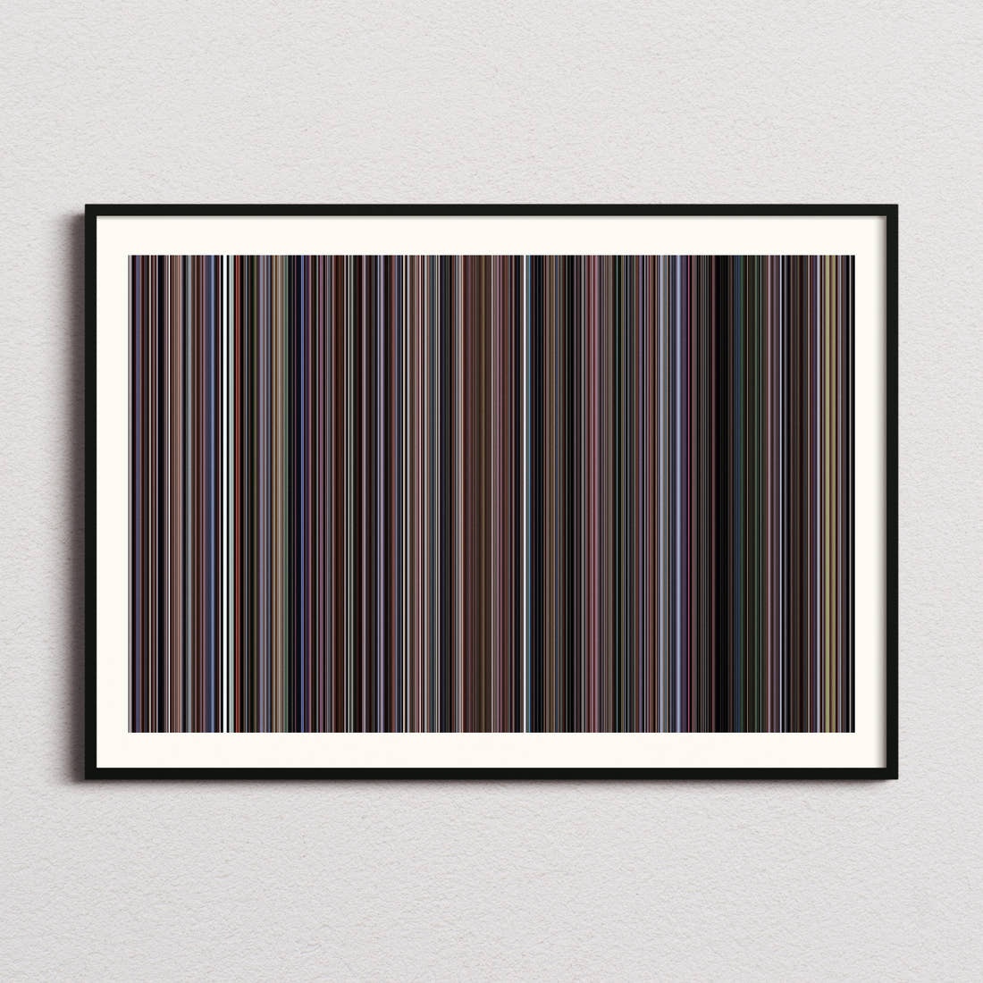 Amores Perros Movie Barcode Poster - Barcode Only