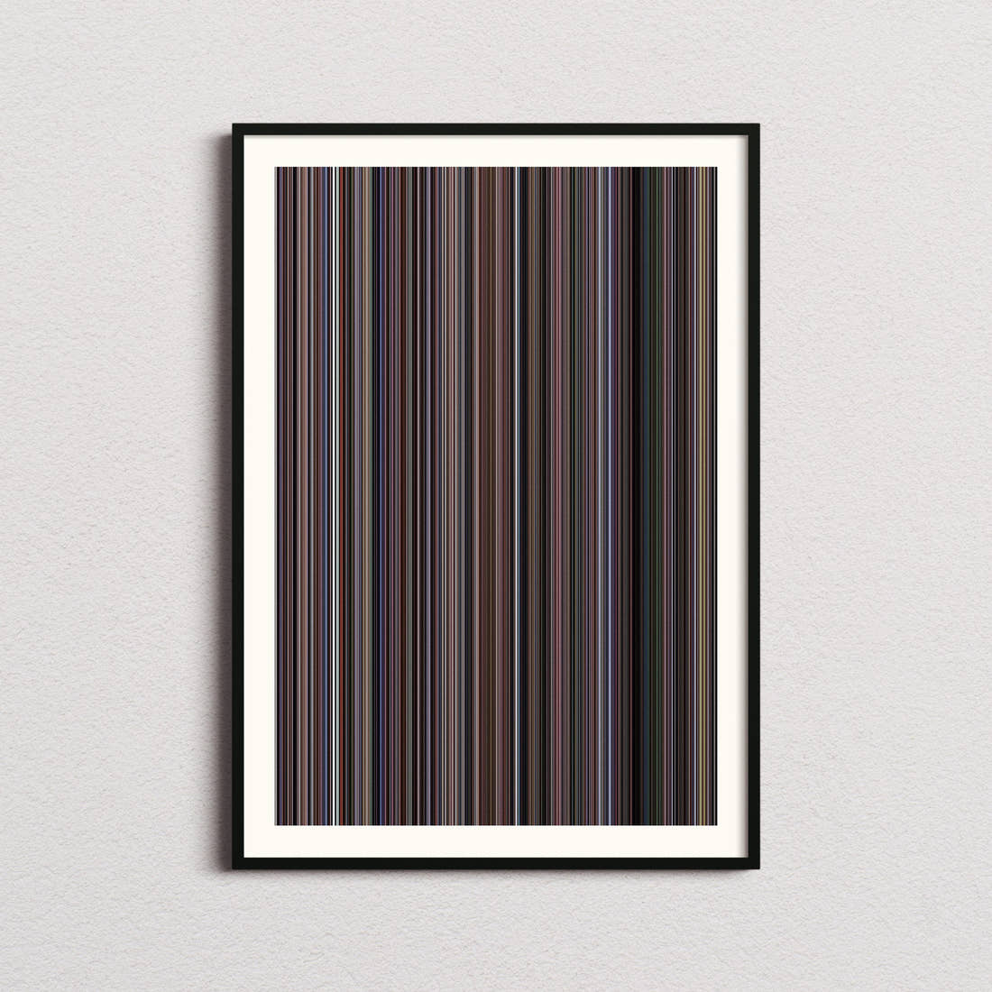Amores Perros Movie Barcode Poster - Barcode Only