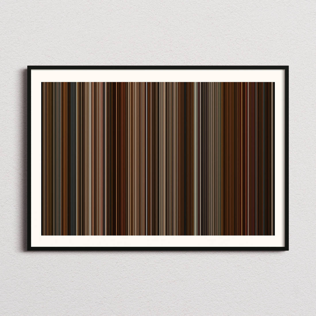 Amsterdam Movie Barcode Poster - Barcode Only